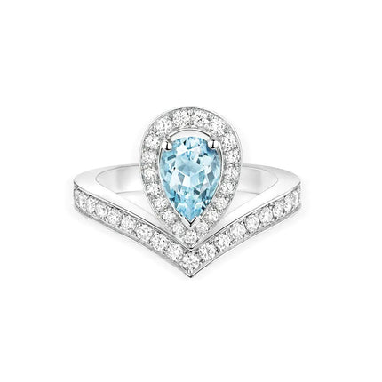 JOSEPHINE RING TURQUOISE SILVER DIAMOND