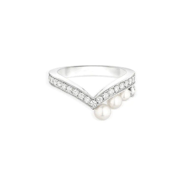 JOSEPHINE SILVER DIAMOND RING