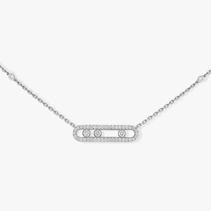 MOVE DIAMOND PAVED NECKLACE