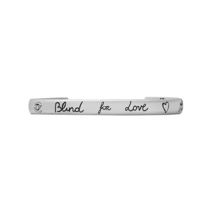 GG SILVER 'BLIND FOR LOVE' BRACELET