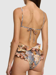 ZIMMERMANN BIKINI TALLOW FLORAL PATCHWORK PATTERN 270512