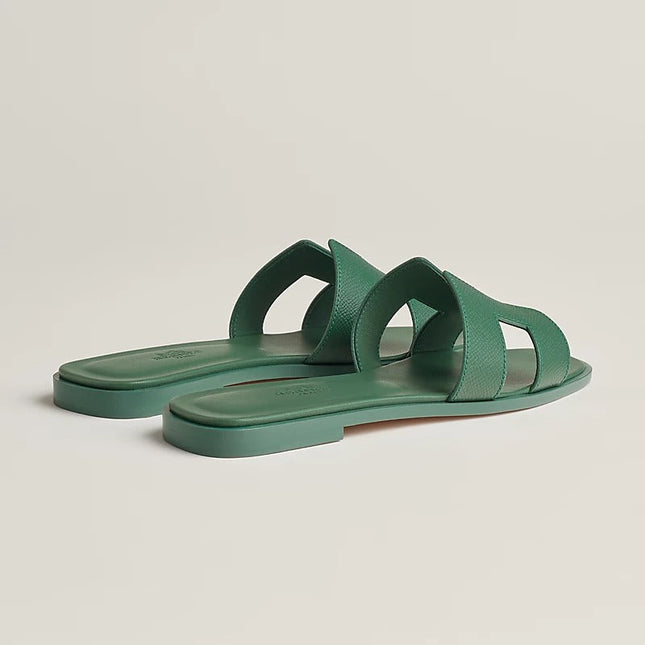 0RAN SANDAL VERT LIERRE