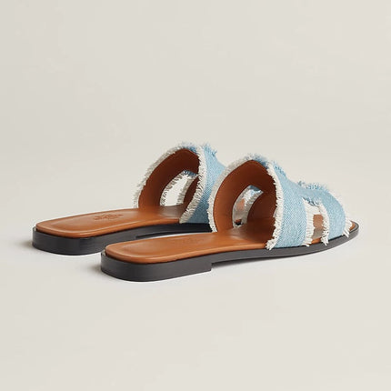 0RAN SANDAL BLEU CLAIR