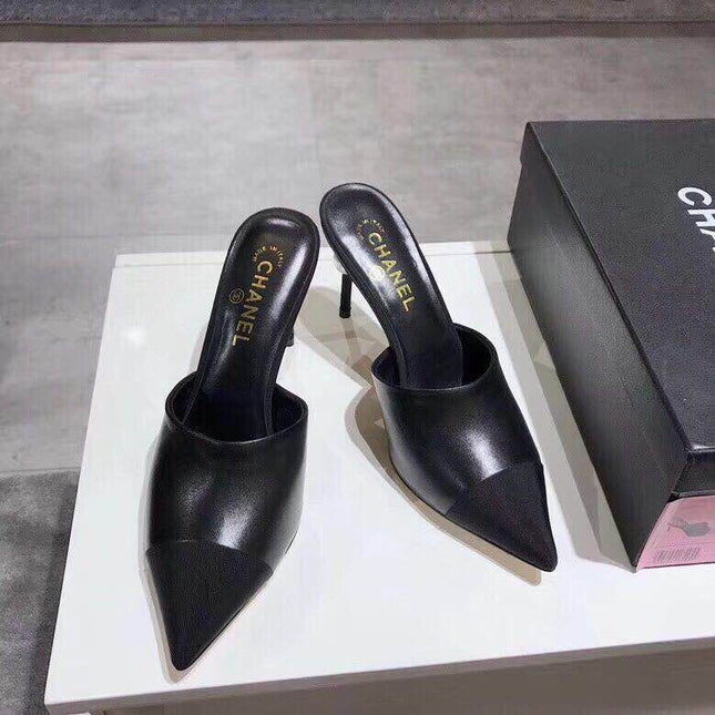 High Heels Black Lambskin