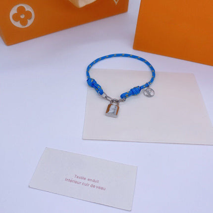 LV LOCK SILVER BRACELET