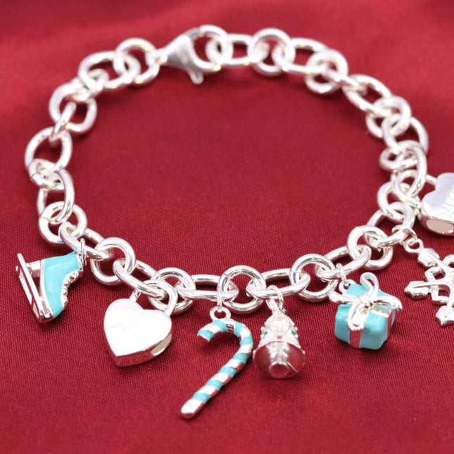 CHRISTMAS SILVER BRACELET