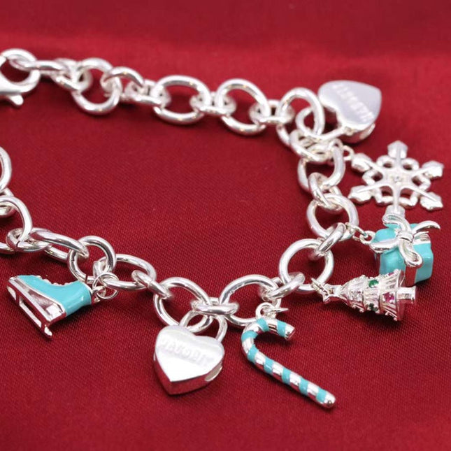 CHRISTMAS SILVER BRACELET