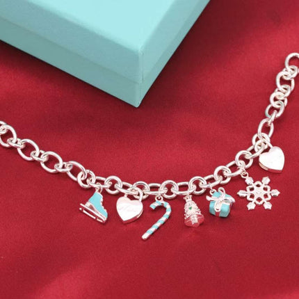 CHRISTMAS SILVER BRACELET