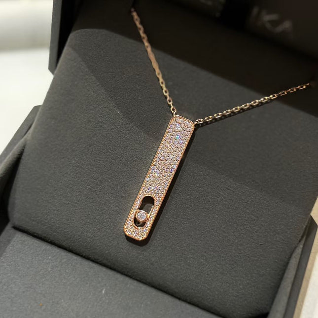 MY FIRST DIAMOND PAVED NECKLACE