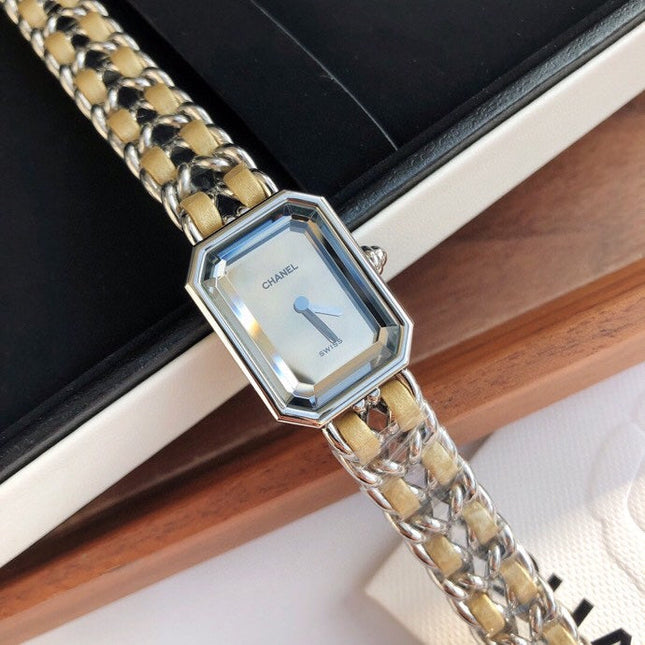 PREMIERE ROCK SILVER CASE BEIGE LEATHER