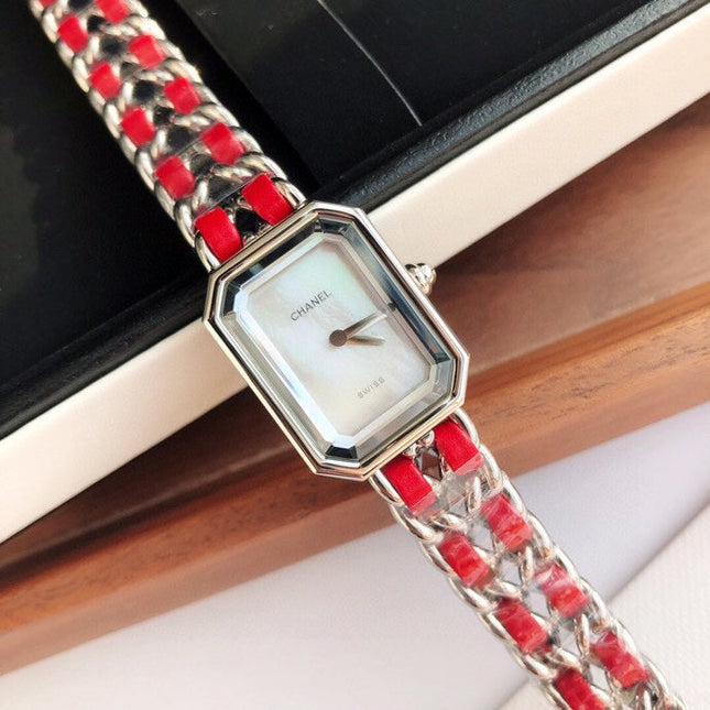 PREMIERE ROCK SILVER CASE RED LEATHER