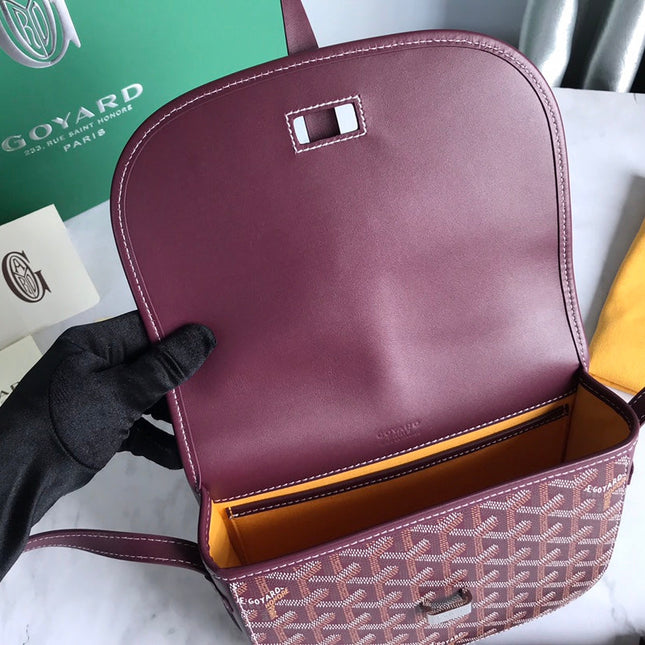 BELVEDERE PM BAG 21CM BURGUNDY CANVAS