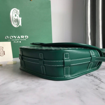 BELVEDERE PM BAG 21CM GREEN CANVAS