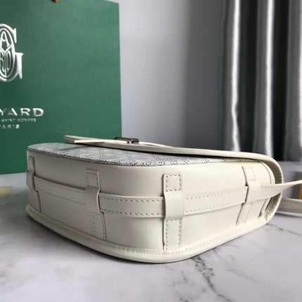 BELVEDERE PM BAG 21CM WHITE CANVAS