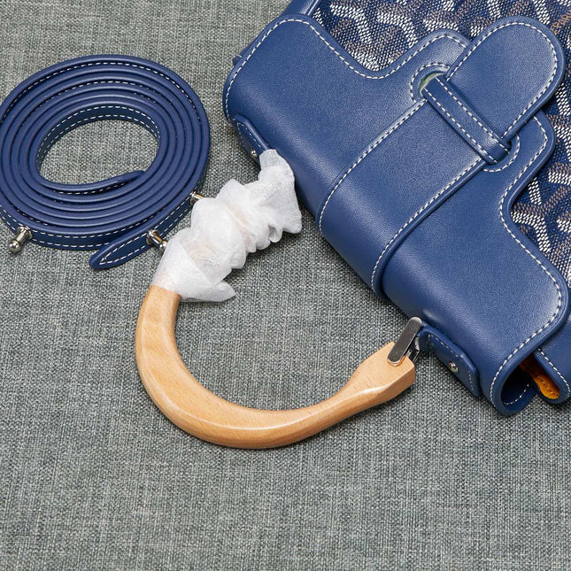 SAIGON SOUPLE MINI BAG DARK BLUE CANVAS