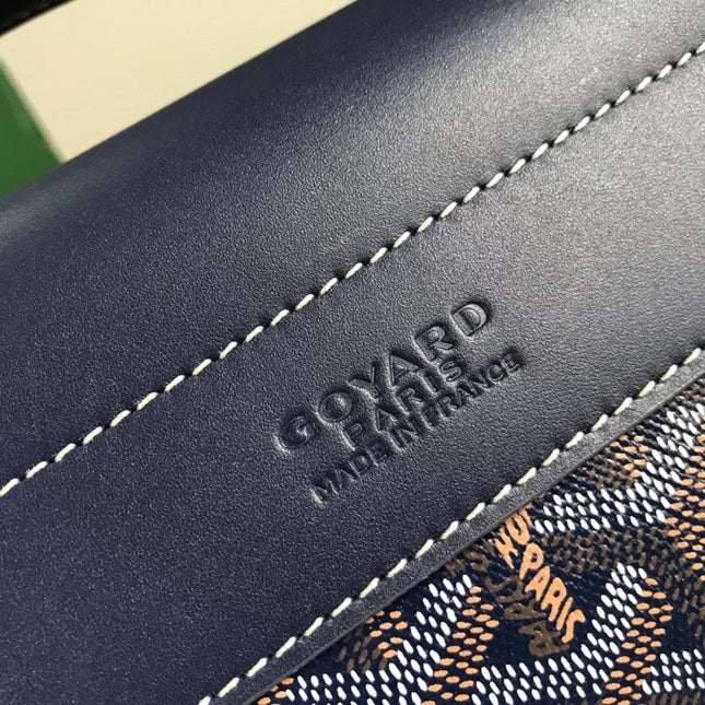 GOYARD CITADIN BAG 38CM NAVY BLUE CANVAS