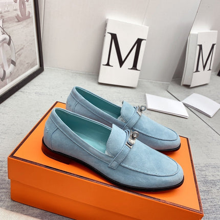 Destin Loafer Suede Light Blue