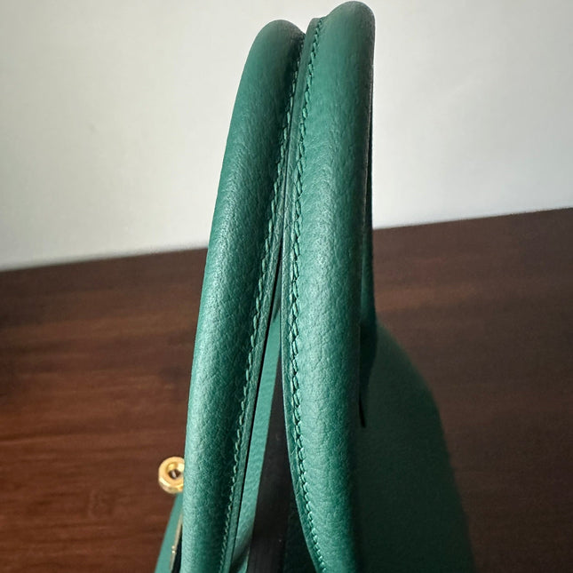 HM BIRKIN 30CM MALACHITE TOGO LEATHER GOLD HARDWARE