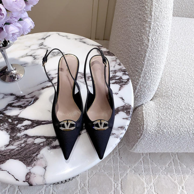 Vlogo Slingback Pump 90MM Black