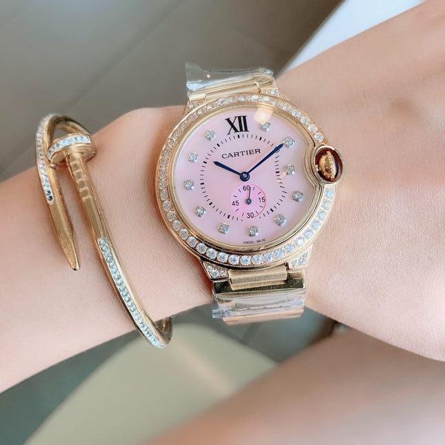 BALLON BLEU DE CARTIER 36MM PINK DIAL