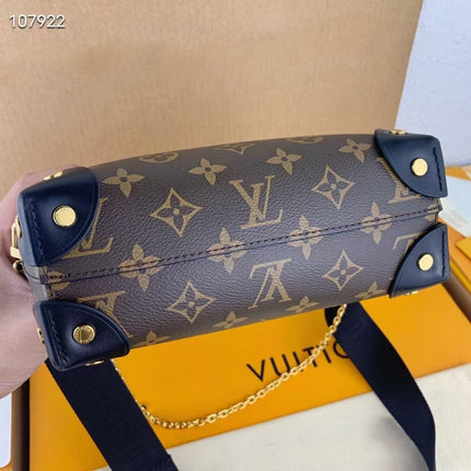 LV PETITE MALLE SOUPLE NOIR MONOGRAM CANVAS